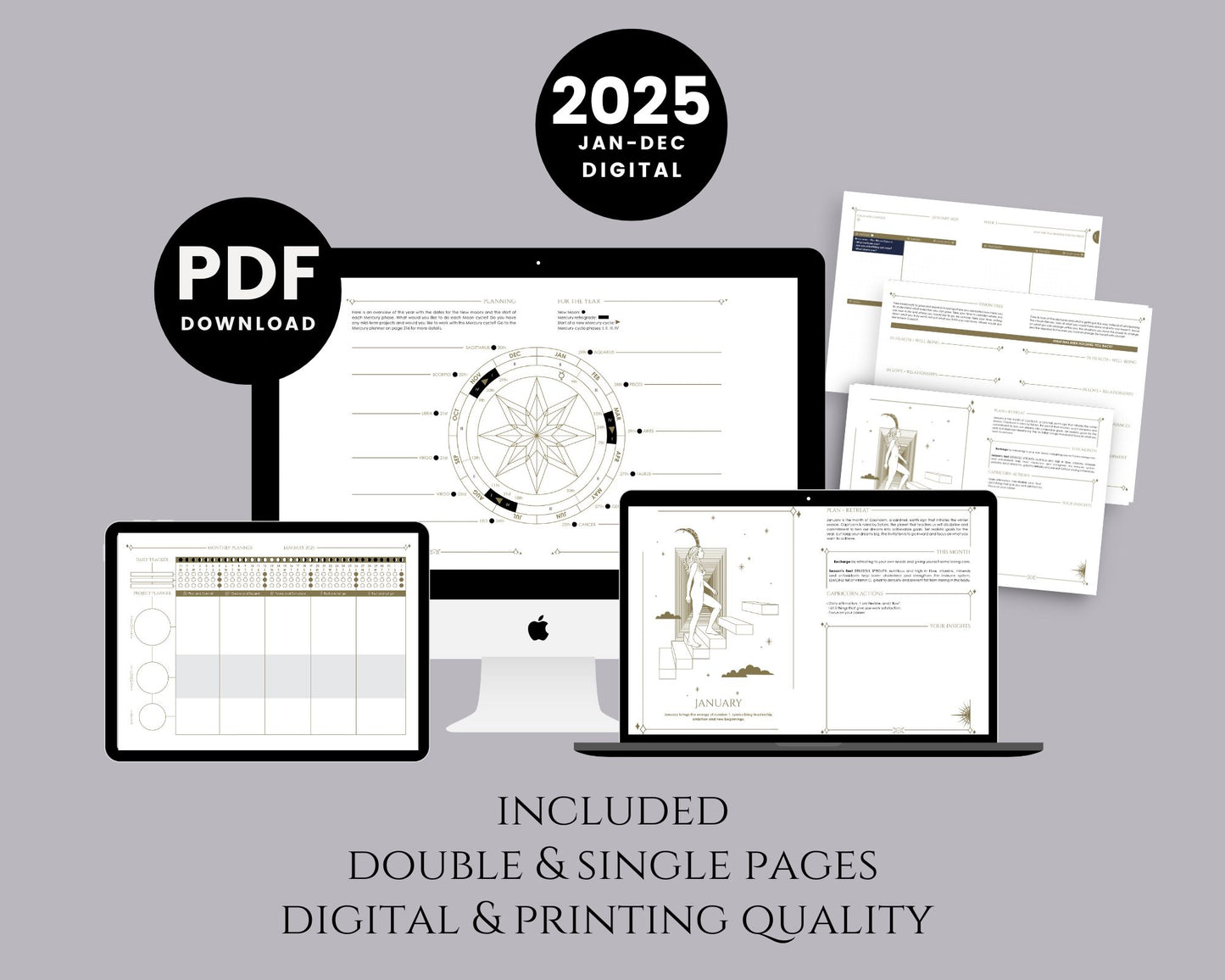 2025 Digital PDF Cosmoplanner