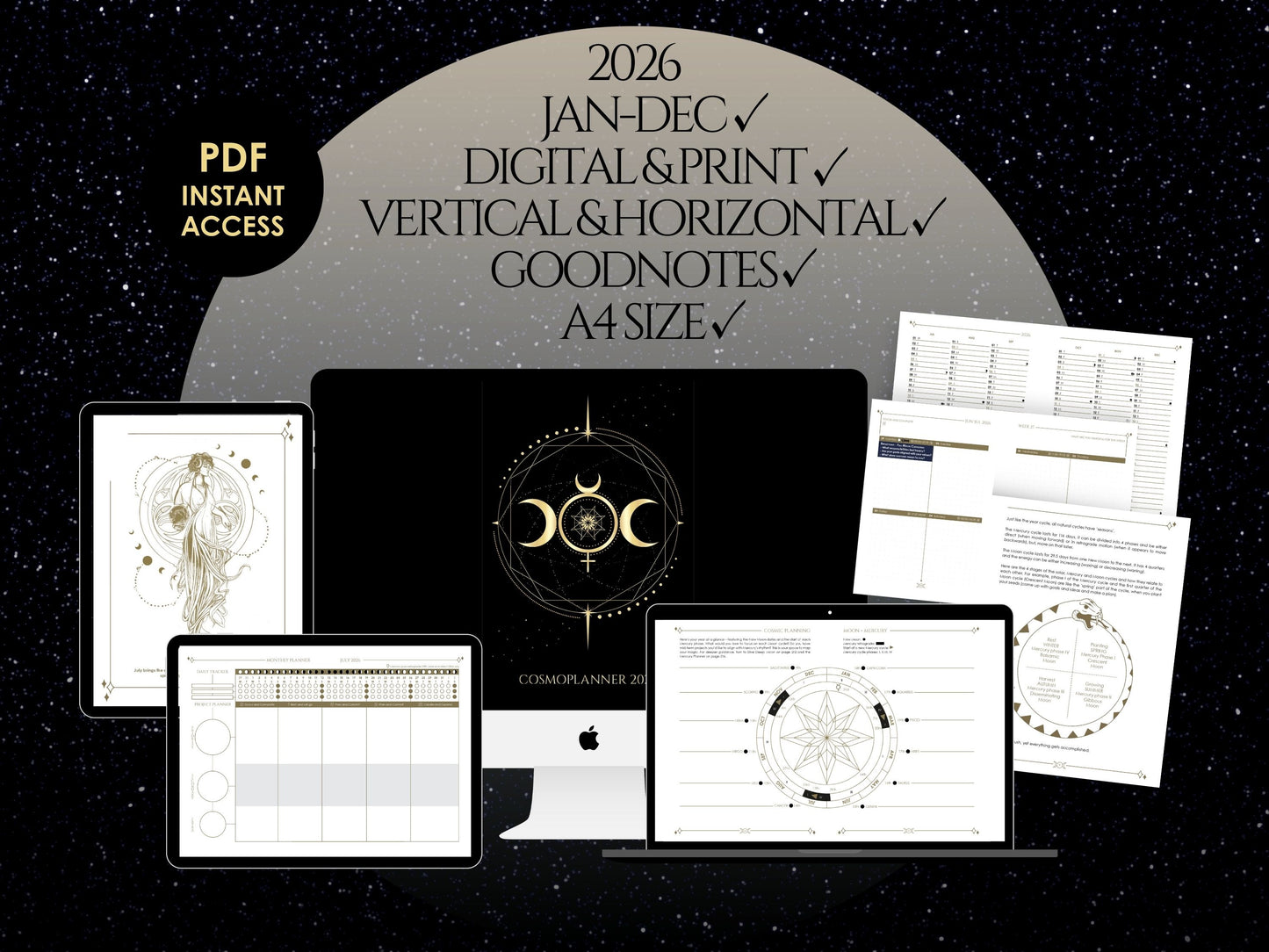 2026 Digital PDF Cosmoplanner