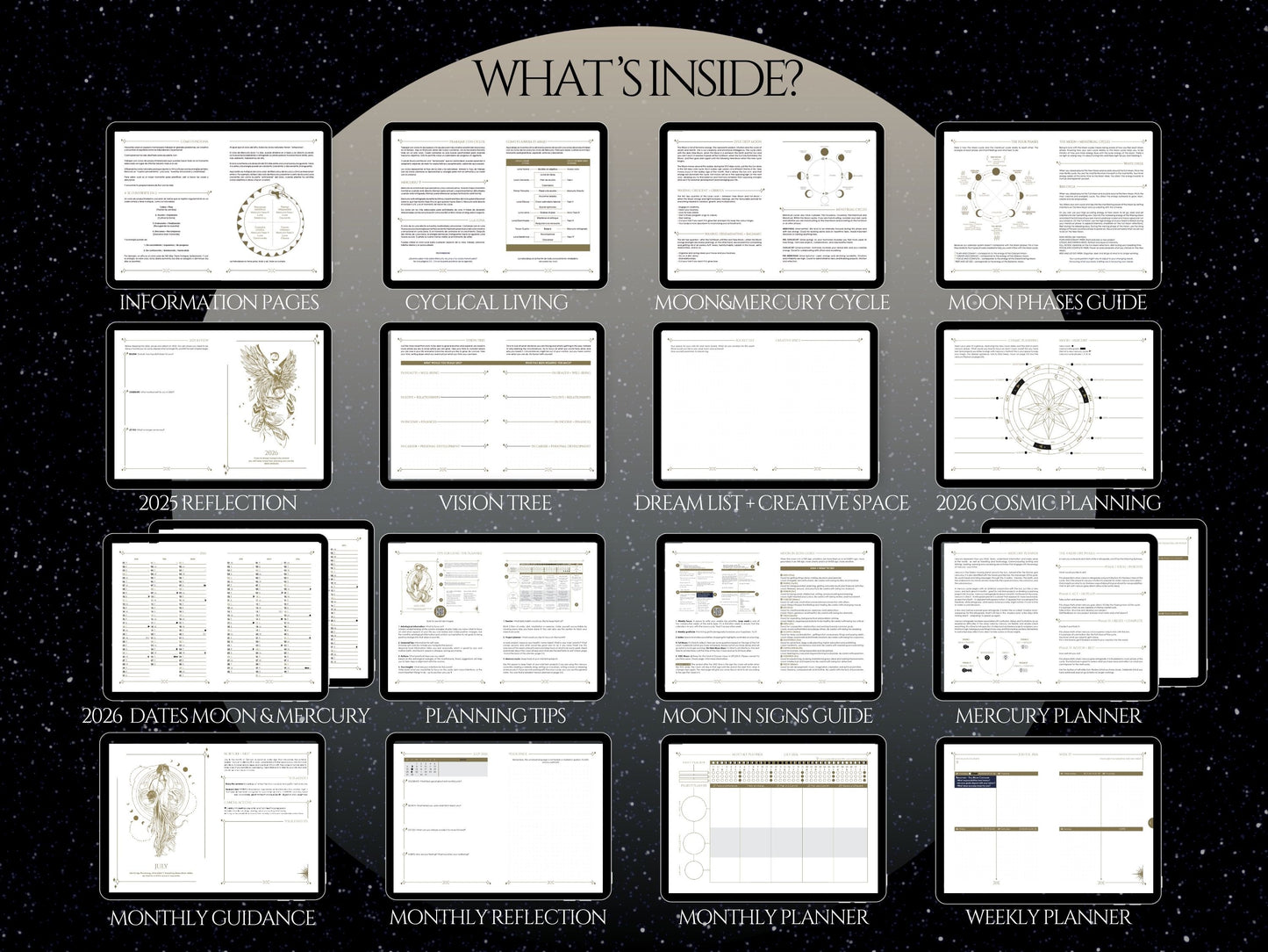 2026 Digital PDF Cosmoplanner