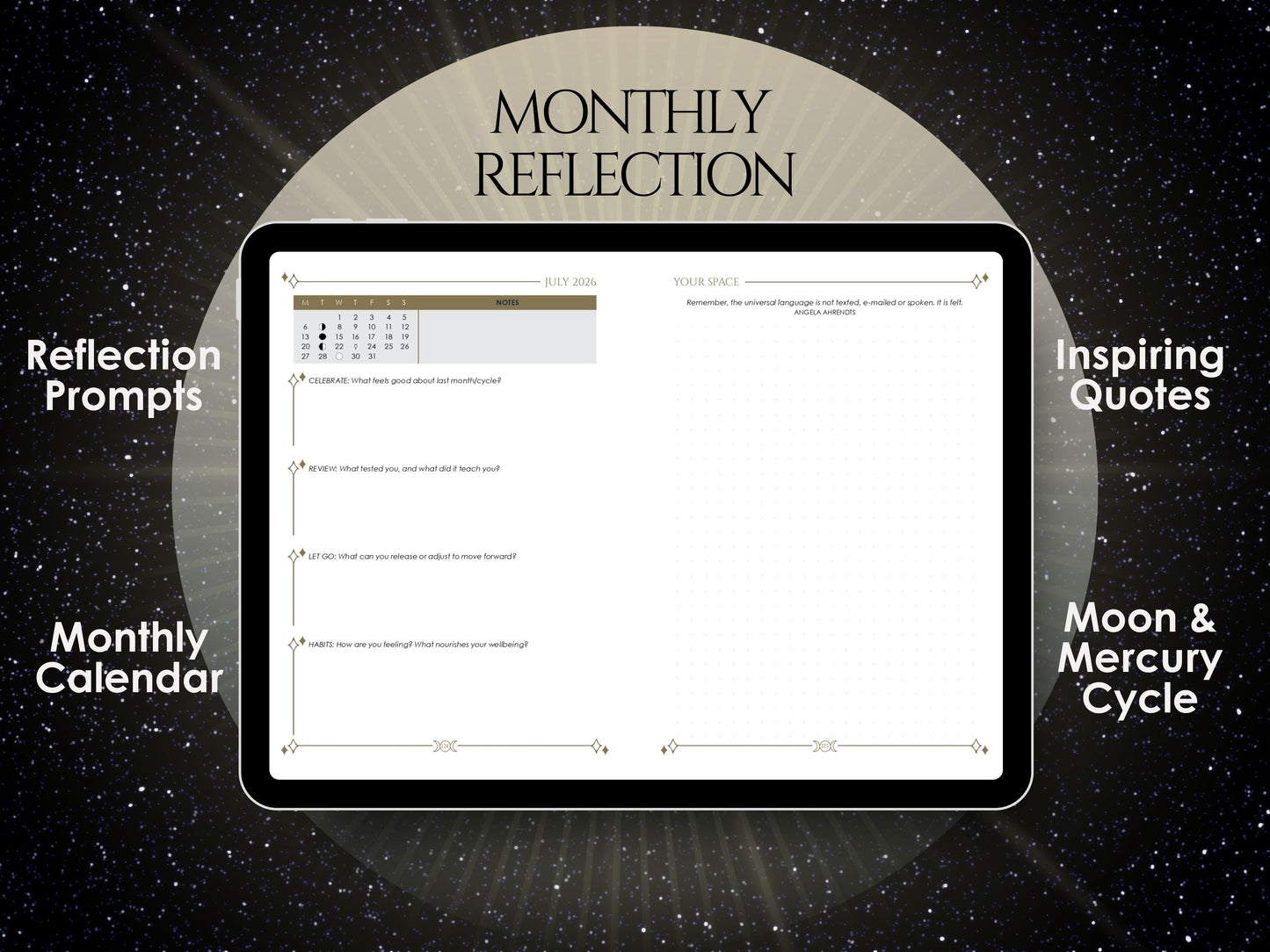 2026 Digital PDF Cosmoplanner
