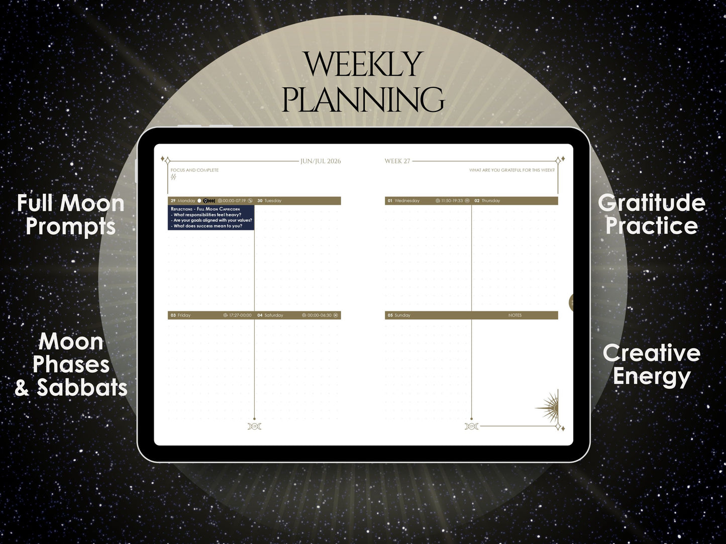 2026 Digital PDF Cosmoplanner