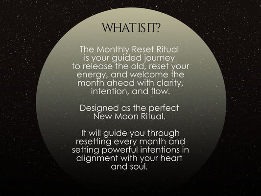 The Monthly Reset Ritual